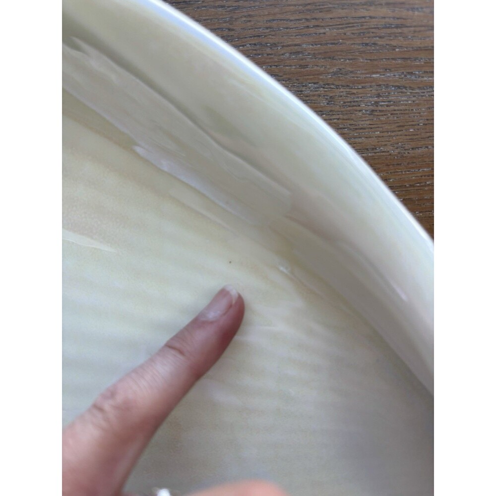 Wedgwood Nautilus Lustre 12" Oyster Seashell Dish England Bone China Iridescent - Picture 16 of 16